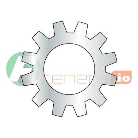 Newport Fasteners External Tooth Lock Washer, For Screw Size 9/16 in Steel, Zinc Plated Finish, 2000 PK 947792